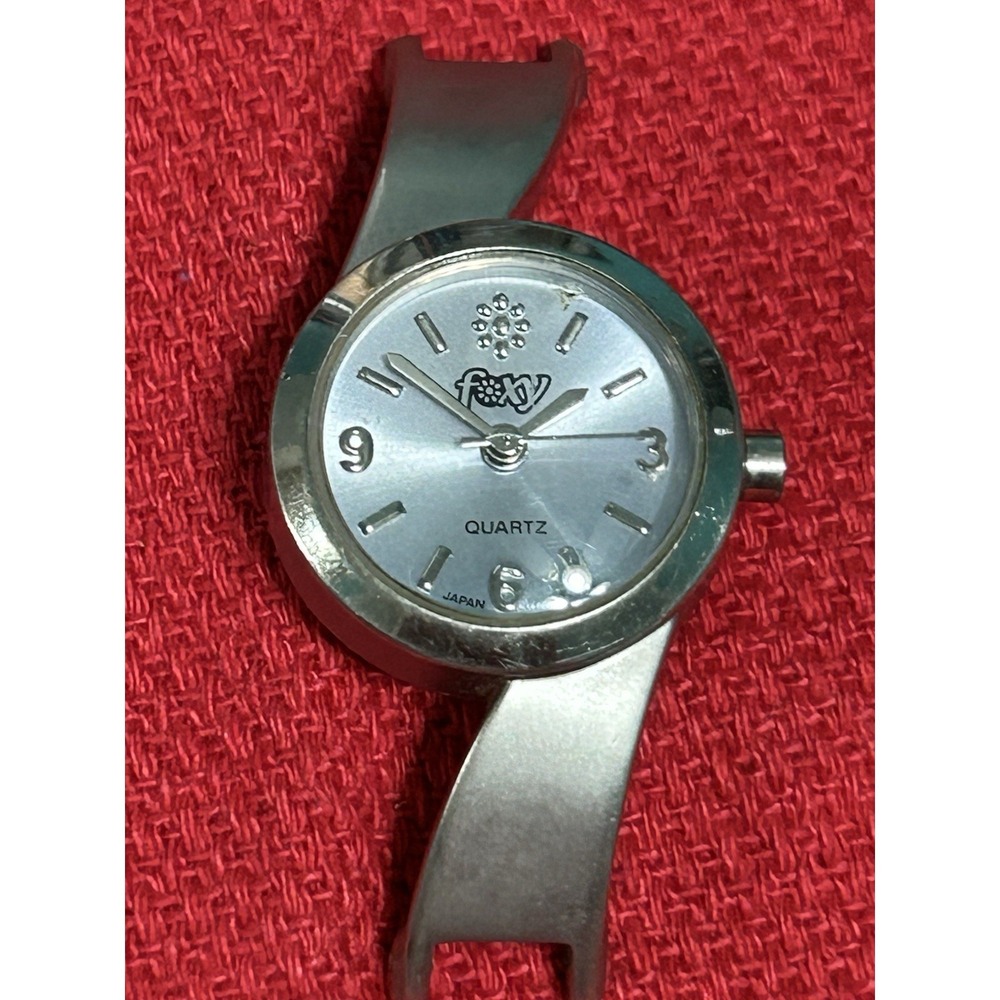 Foxy Womens‎ Watch Silver Tone 87215ĐW New Battery, No Band/Strap